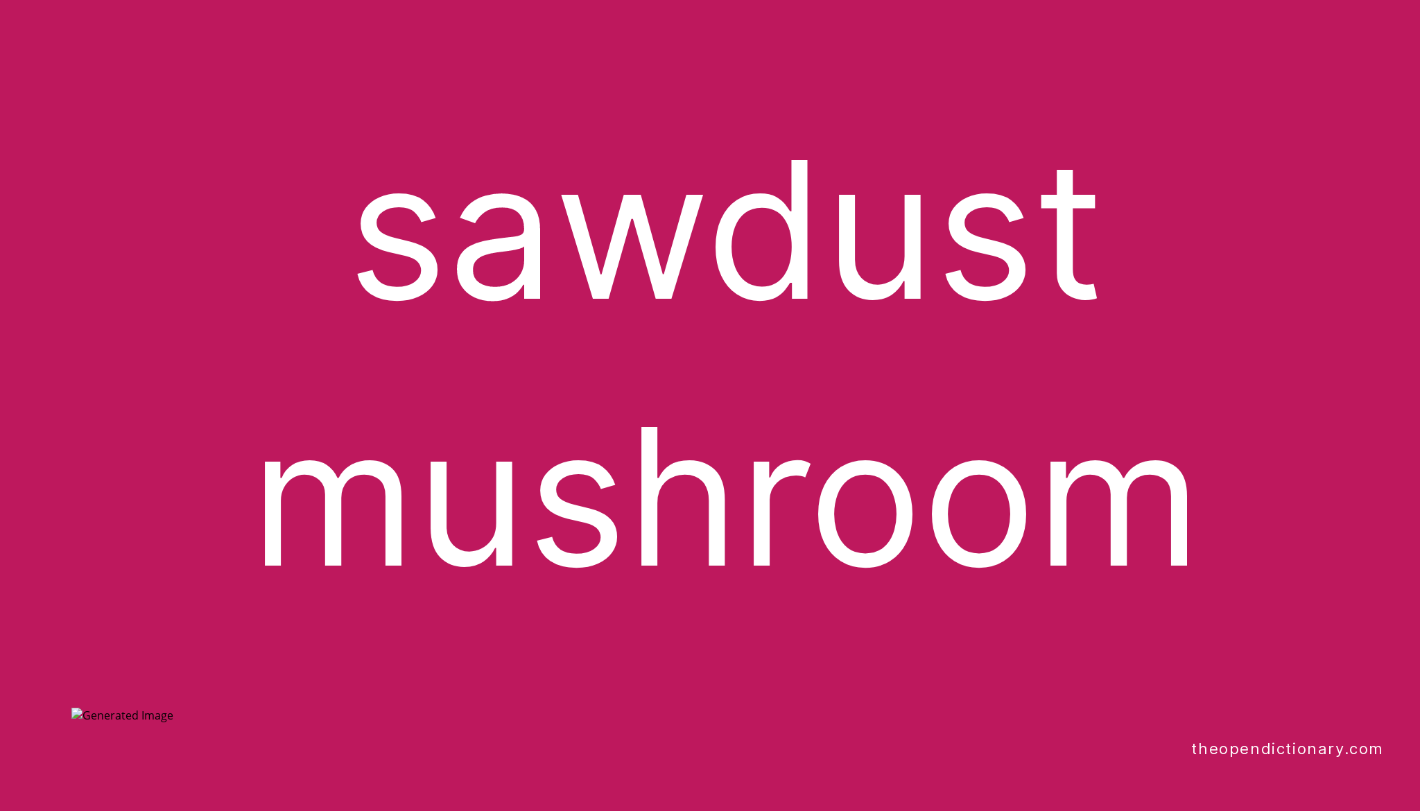 sawdust-mushroom-meaning-of-sawdust-mushroom-definition-of-sawdust